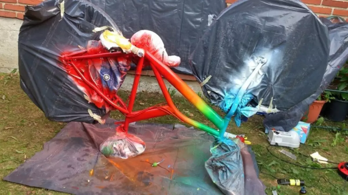 Kako slikati bicikl vlastitim rukama