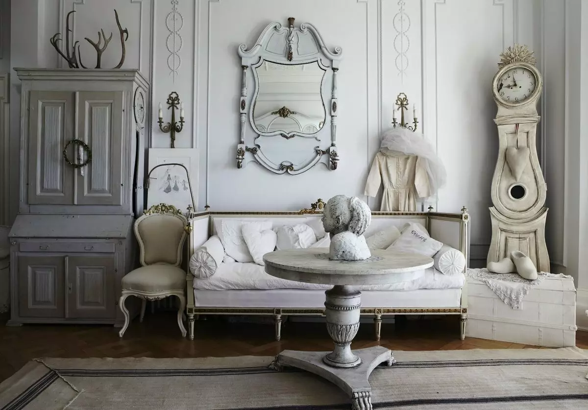 如何在復古風格中製作起居室？