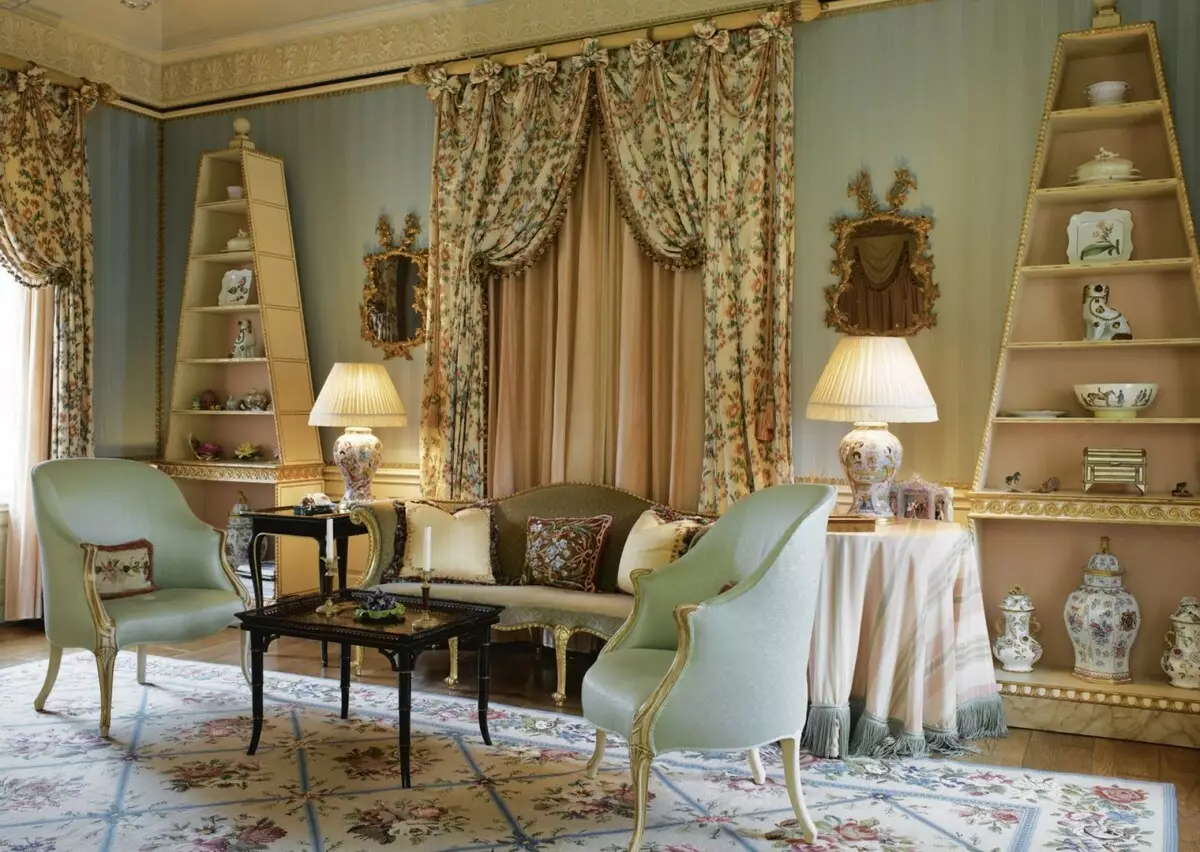 Bagaimana untuk membuat ruang tamu dalam gaya vintaj?
