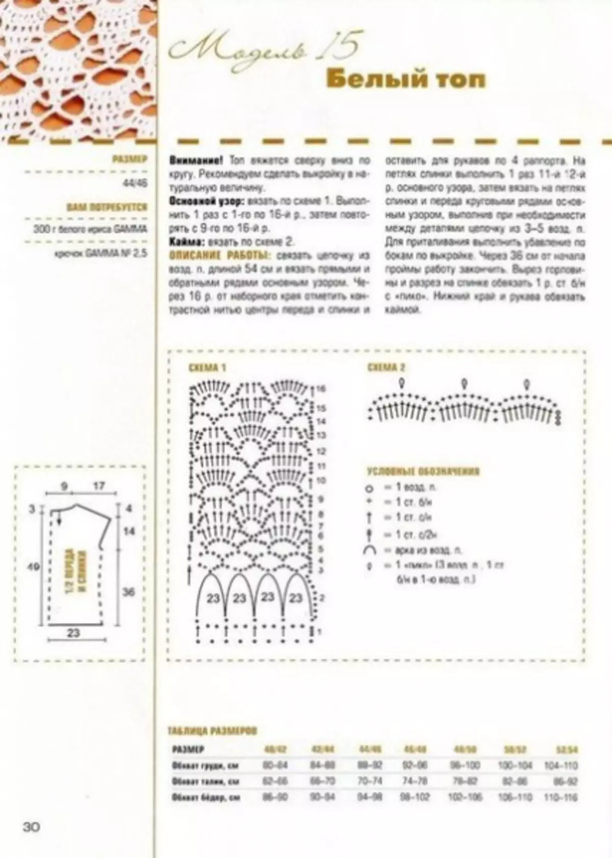 Mijarên Crochet ên Openwork With Schemes ji bo keç û jinên bi wêne û vîdyoyê re