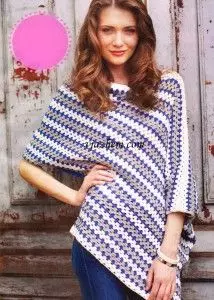 Crochet Cape योजन आणि खांद्यावर वर्णन: फोटो आणि व्हिडिओसह मास्टर क्लास