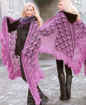 Crochet Cape योजन आणि खांद्यावर वर्णन: फोटो आणि व्हिडिओसह मास्टर क्लास