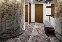 Kombinimi i Wallpapers në korridor: 4 zgjedhje