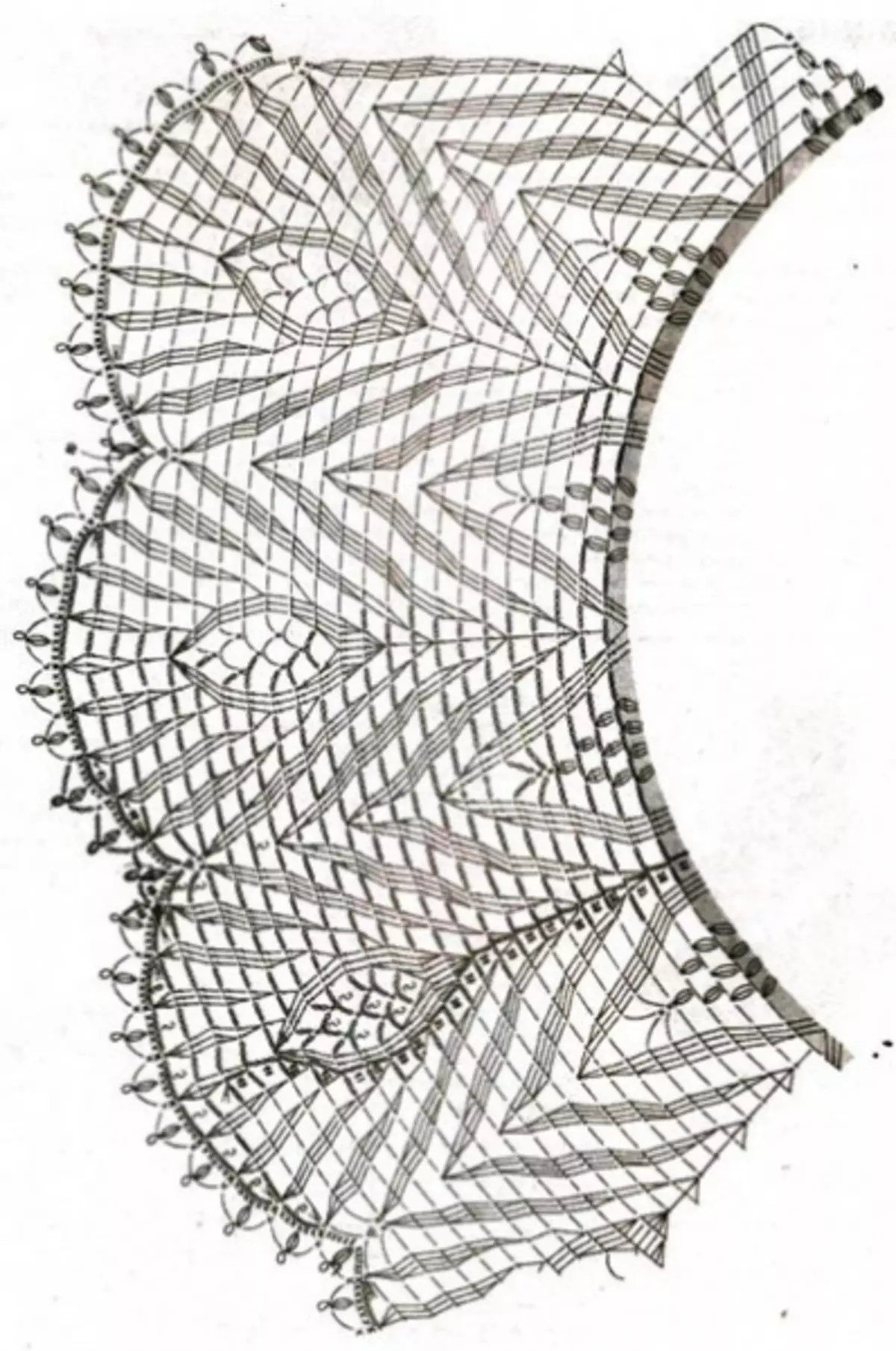 Openwork crochet napkin: Scheme and description with video from YouTube