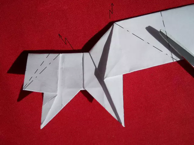 Pappershjort med egna händer: Origami Products