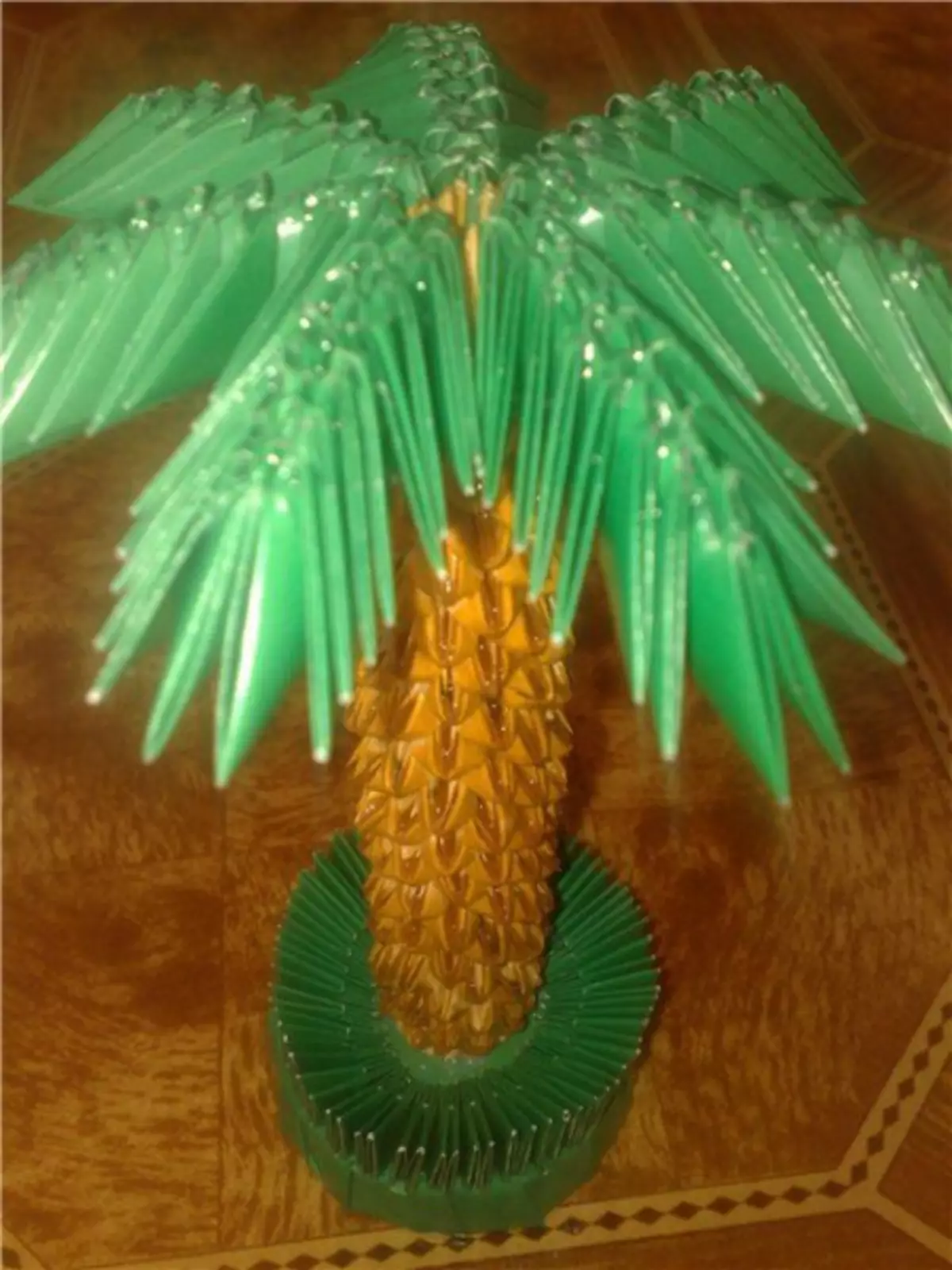 Paper palm tree: Master class with photo and video