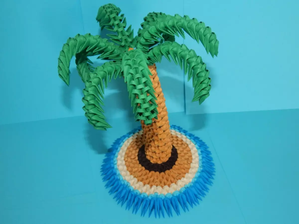 Қағаз пальмасы: фото және видеомен шеберлік сабағы