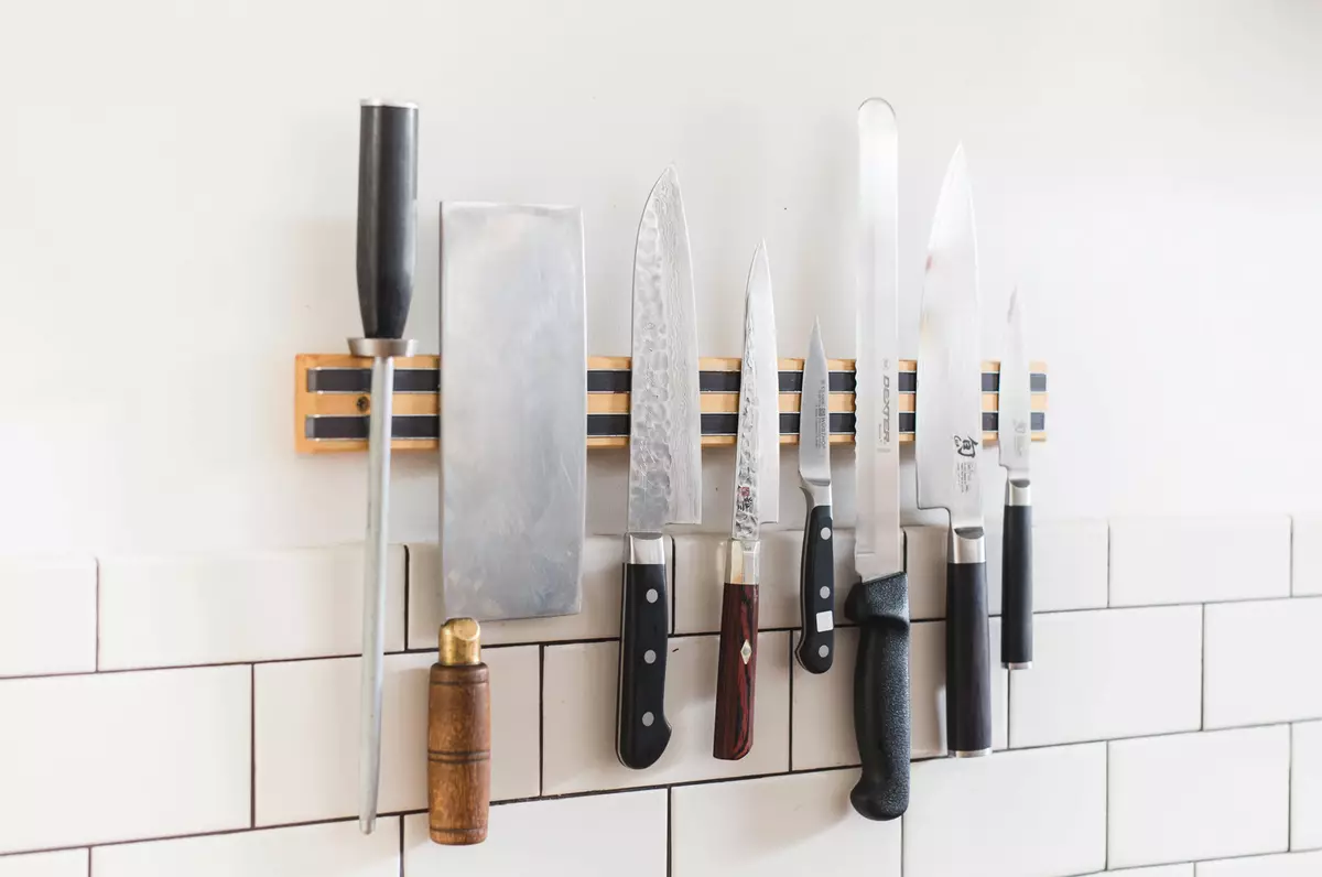 Top 5 ideja za pohranu noževi u kuhinji