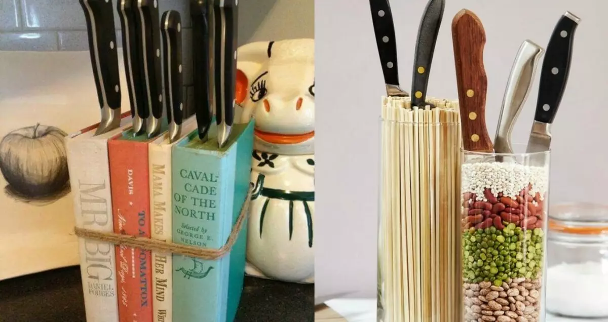 Top 5 Skladovací nápady nože v kuchyni