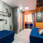 Дизайн кухні-вітальні в квартирі студії 30 кв м
