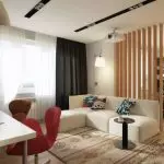 Dizajn kuhinje-dnevni boravak u studio apartman 30 m²