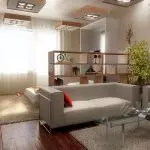 Design Kitchen-Living Room in Studio Apartment 30 sq. M