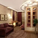 Design bucătărie-cameră de zi în studio apartament 30 mp m