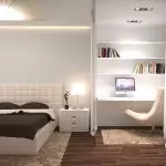 Design bucătărie-cameră de zi în studio apartament 30 mp m