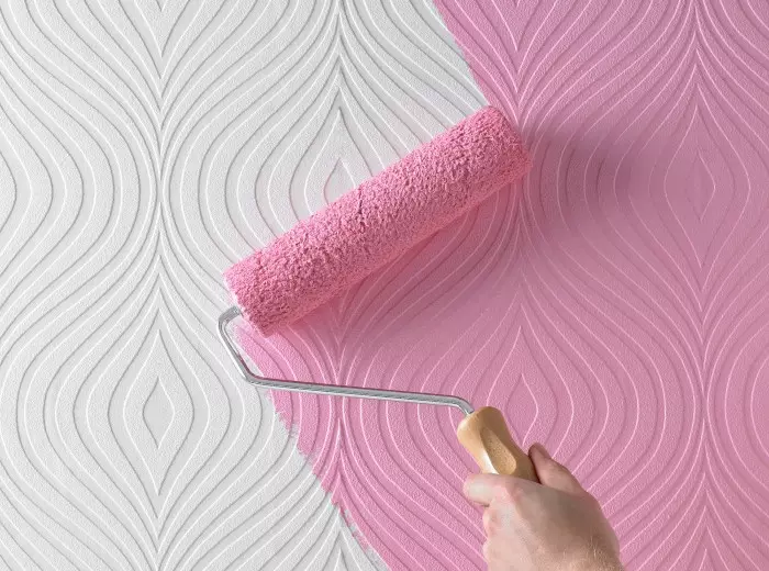 Apa bisa nglukis wallpaper vinyl lan kepiye carane nindakake