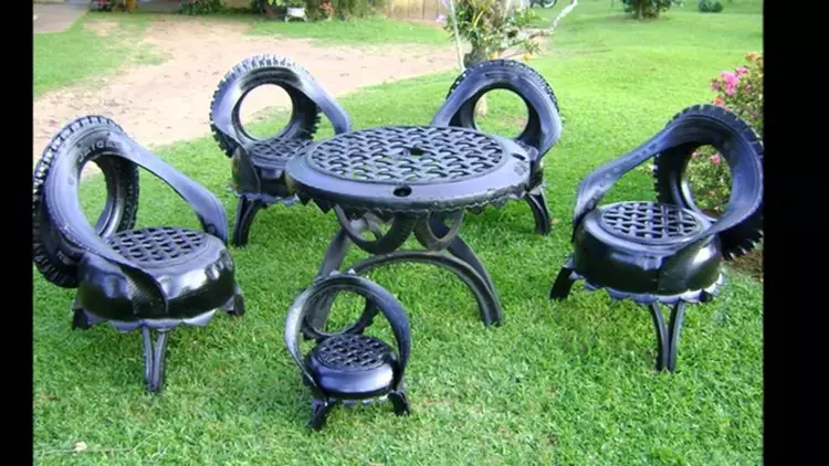 Möbel aus Reifen (Reifen) mit eigenen Händen (39 Fotos)