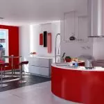 Інтер'єр кухні в червоному кольорі: все