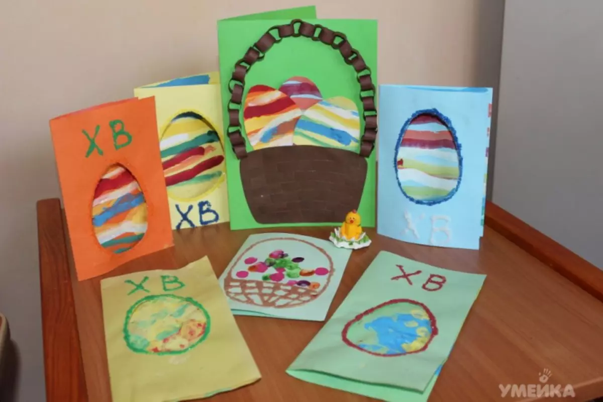 Easter card do-it-yourself: master class with photo