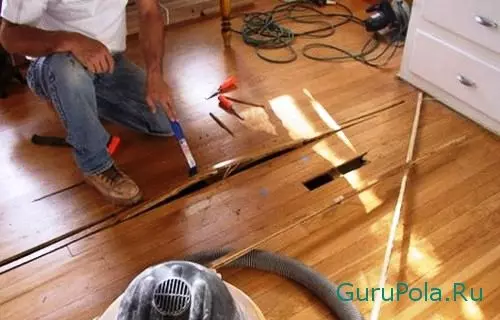 Repair of wooden floors: features and order of work