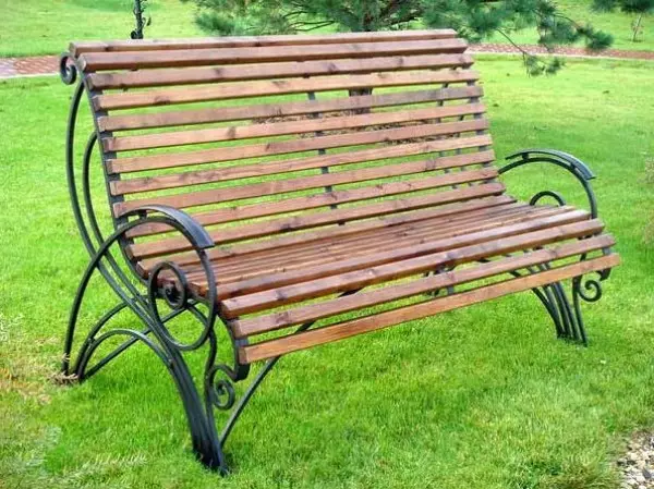 Bench beerta ku taal guriga: naqshadeynta fikradaha (30 sawir)