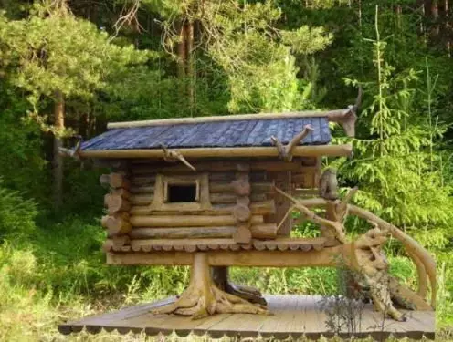 Gazons i trädgårdsdesign: ett litet hus för rekreation på stugan (35 bilder)