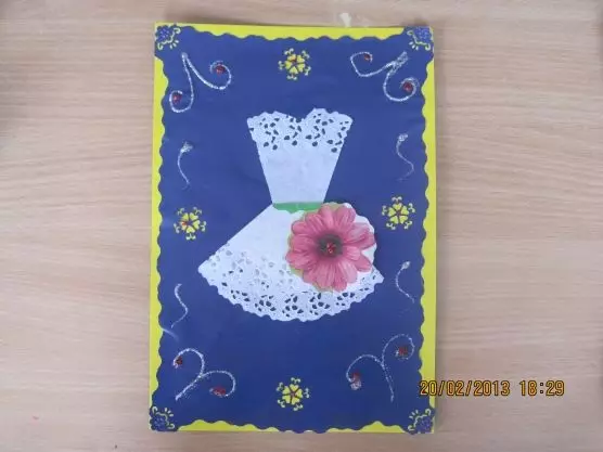 Laei mai ia napkins mo postcards: tusi talosaga i le scrapbooking metotia