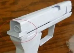 Papirna pištola z lastnimi rokami: sheme s fotografijami in videoposnetkom