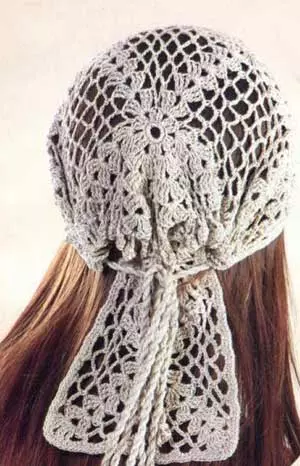 Crochet Bandana: Nigute ushobora guhambira MK kubatangiye hamwe na gahunda