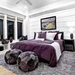Дизайн на стаи в лилав цвят - комбинирани правила
