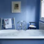 Cor azul fria para cada quarto