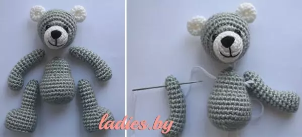 Mishka amigurumi: crochet, lớp chính với video và hình ảnh