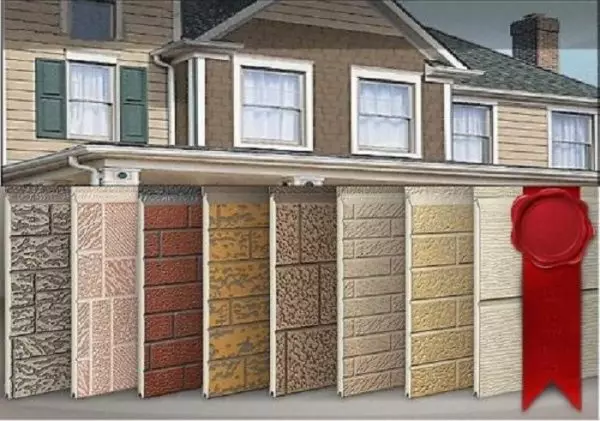Vender paneler til facaden af ​​huset: under mursten, sten, tømmer