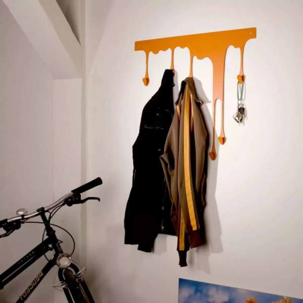Wall Hanger eteway: käsityöt tekevät sen itse ja epätavalliset ideat (37 kuvaa)