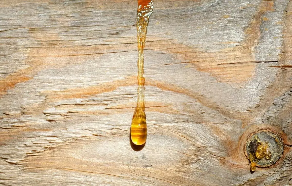 How to get rid of resin in wood