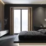Slaapkamer in swart kleur: almal