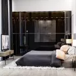 Guļamistaba melnā krāsā: viss