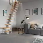 Jak wybrać kompaktowe schody na drugim piętrze [główne typy projektów]