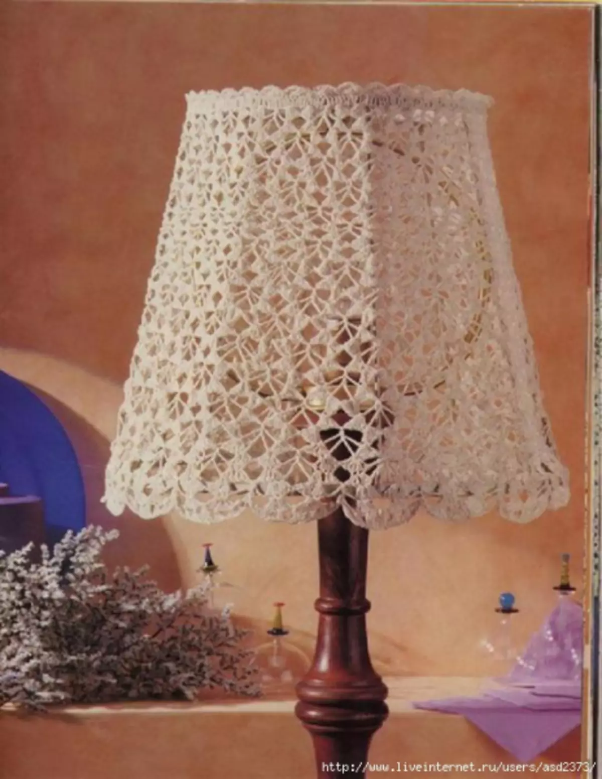 Label kait, Crochet: Skema gaya Provence dengan foto dan video