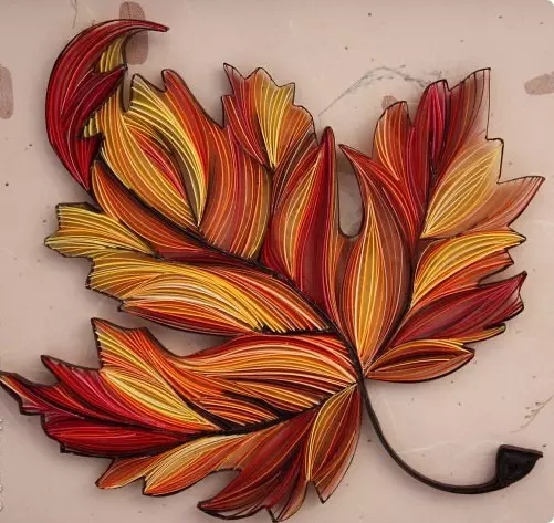 Artesanía de otoño de papel: quilling y scripting - 2 masterclass + 40 photoy