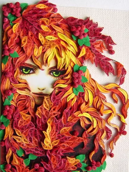 Artesanía de otoño de papel: quilling y scripting - 2 masterclass + 40 photoy