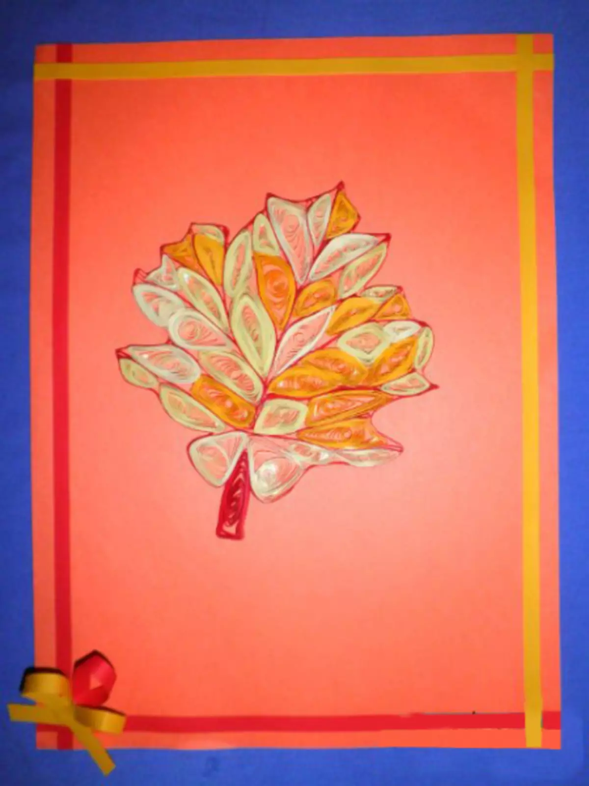 Ufundi wa Autumn kutoka kwa karatasi: quilling na scripbing - 2 masterclass + 40 photoy