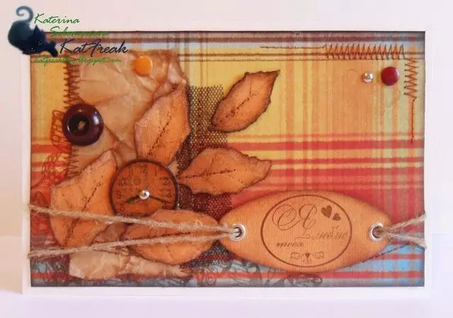 Artesanía de otoño de papel: quilling y scripting - 2 masterclass + 40 photoy