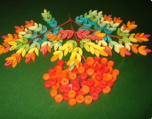 Autumn crafts from paper: quilling and scripbing - 2 masterclass + 40 photoy