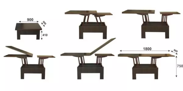Transformuoti baldai (35 nuotraukos)