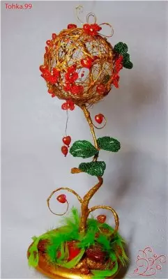 Blommor från pärlor med egna händer: Scheman av träd och färger med en mästerklass, foto och video