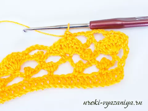 Openwork Crochet Scarves: Schemes and Descriptions with Wêne û Vîdyoyan