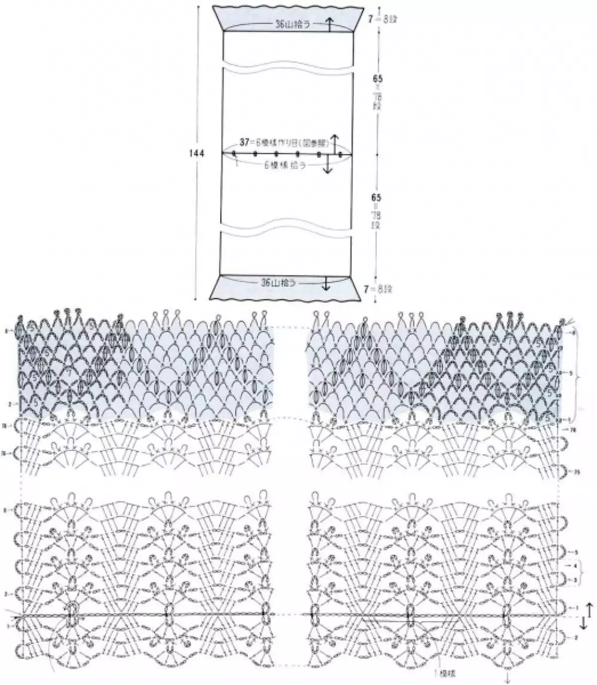 Sciarpe openwork all'uncinetto: schemi e descrizioni con foto e video