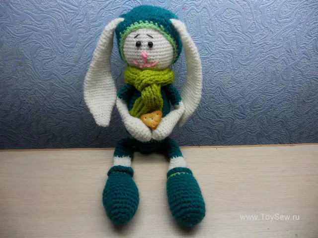 Amigurum Hares: Cynlluniau gyda disgrifiad, llun a fideo