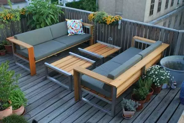 How to make a bench: Original ideas (drawings, photo reports)