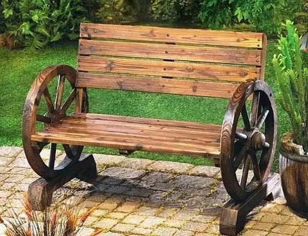 How to make a bench: Original ideas (drawings, photo reports)